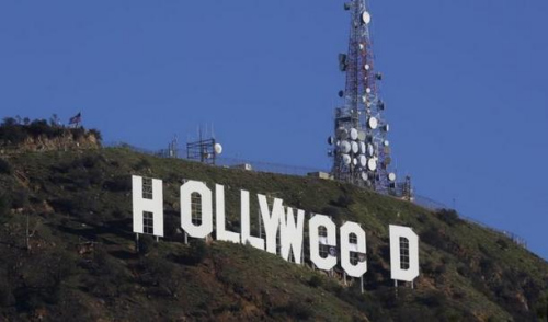 美国加州好莱坞山标志被恶搞警方目前正在调查（图）