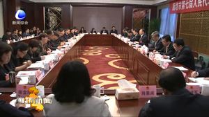 李龙参加市七届人大一次会议永清代表团审议