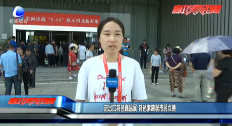 进出口特色商品展 特色紫啤获市民点赞