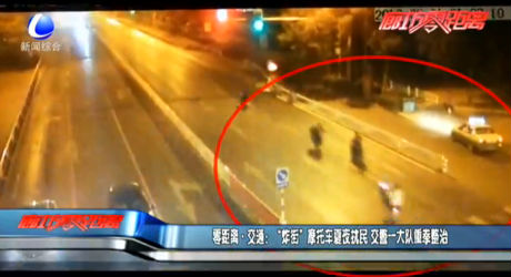 “炸街”摩托车夏夜扰民 交警一大队重拳整治