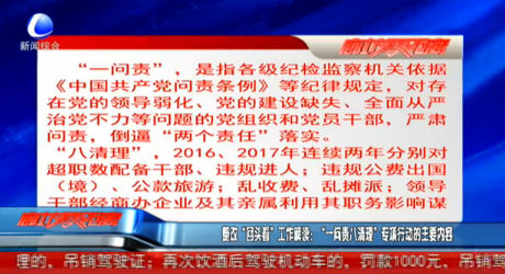整改“回头看”工作解读：“一问责八清理”专项行动的主要内容