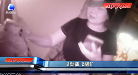 超级大蜘蛛“私闯民宅”