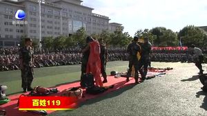 消防进军训走进北华航天工作学院