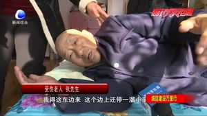 肇事车主撞到老人后不知所踪 家人求线索