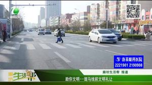 助你文明——斑马线前文明礼让