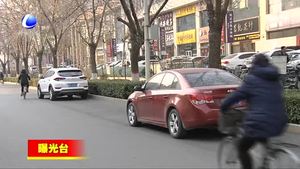 市区部分商业区机动车乱停乱放现象普遍