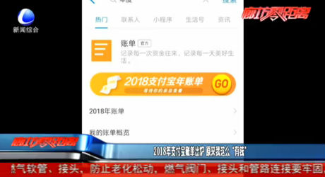 2018年支付宝账单出炉 原来我这么“有钱”