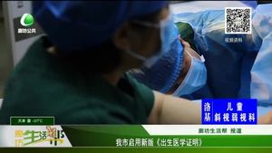 我市启用新版《出生医学证明》