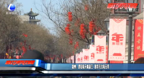 霸州：锣鼓喧天幡旗立 猪年花卉闹元宵