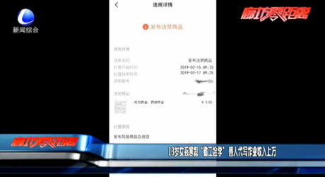 13岁女孩寒假“勤工俭学” 替人代写作业收入上万