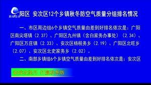 广阳区、安次区12个乡镇秋冬防空气质量分组排名情况