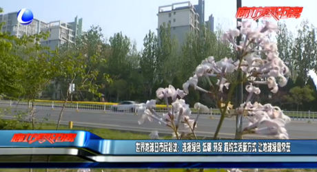 世界地球日市民倡议：选择绿色 低碳 环保 简约生活新方式 让地球绿意常在