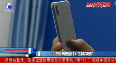 北大街派出所缜密侦查 破获“兜售手机模型案