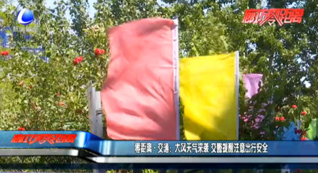 零距离·交通：大风天气来袭 交警提醒注意出行安全