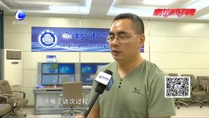 我市多个地区出现雷阵雨 雨后阵风来