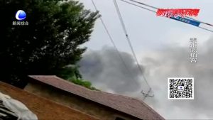 固安小东湖附近燃起大火 现场浓烟滚滚