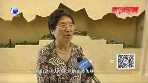 挥毫泼墨洒激情 百米长卷颂党恩