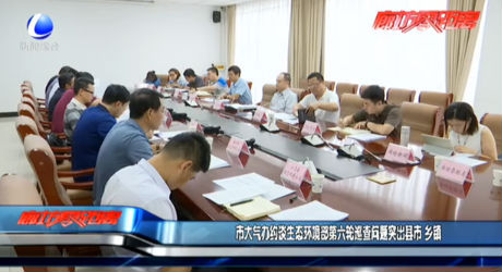 市大气办约谈生态环境部第六轮巡查问题突出县市 乡镇