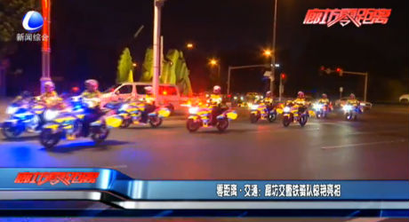 零距离·交通：廊坊交警铁骑队惊艳亮相