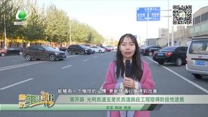 荣开路 光明西道至爱民西道路段工程取得阶段性进展