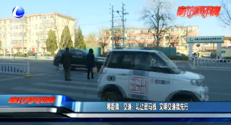 零距离交通：礼让斑马线 文明交通我先行