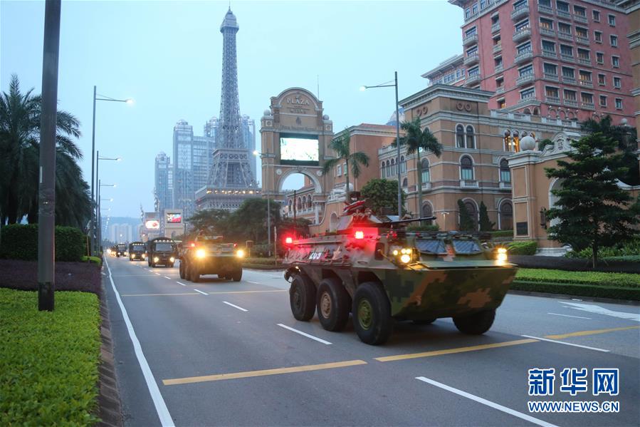 (澳门回归20周年)(6)八一军旗耀濠江——中国人民解放军进驻澳门20周年纪实