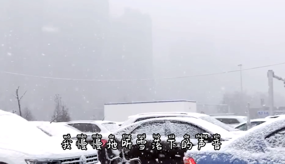 我慢慢听雪落下的声音