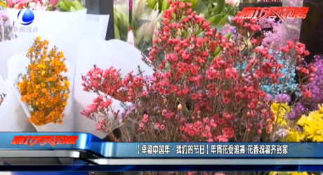 【网络述年】【幸福中国年·我们的节日】年宵花受追捧 花香祝福齐到家