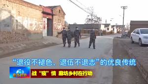 大城县北李庄村：“疫情防控老兵突击队”为村民站岗执勤