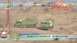 廊坊临空经济区战疫情促发展 高质量推进项目建设