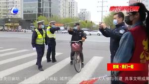我市新增交警创城“示范岗“ 持续集中整治交通违法行为