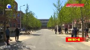 建绿色校园 廊坊二中开展植树活动