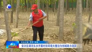 安次区调河头乡开村街环境大整治为创城助力添彩