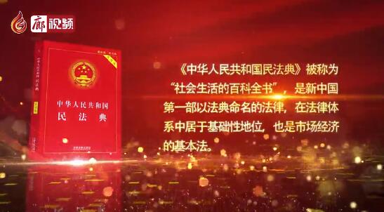 廊视频 | 《新时代遇见民法典每一个人就是整个国家》