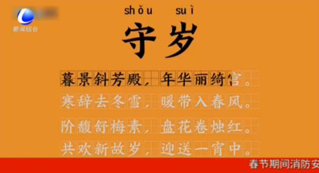 【不一样的春节】为生命“守岁