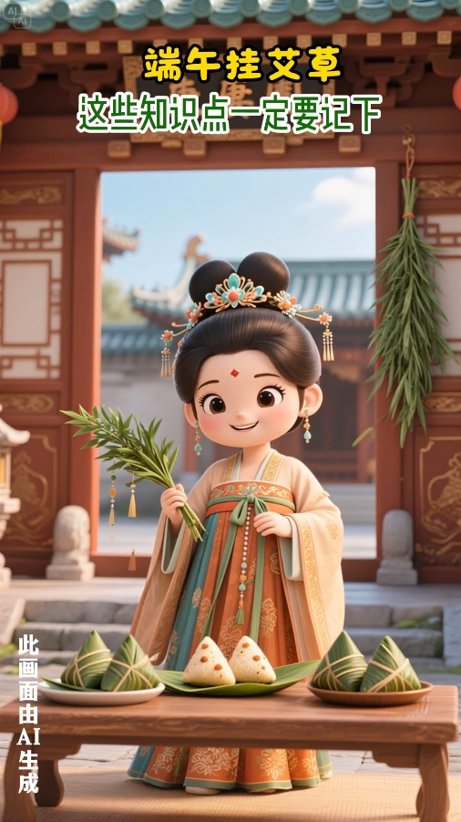 AI短视频丨端午挂艾草 这些知识点一定要记下