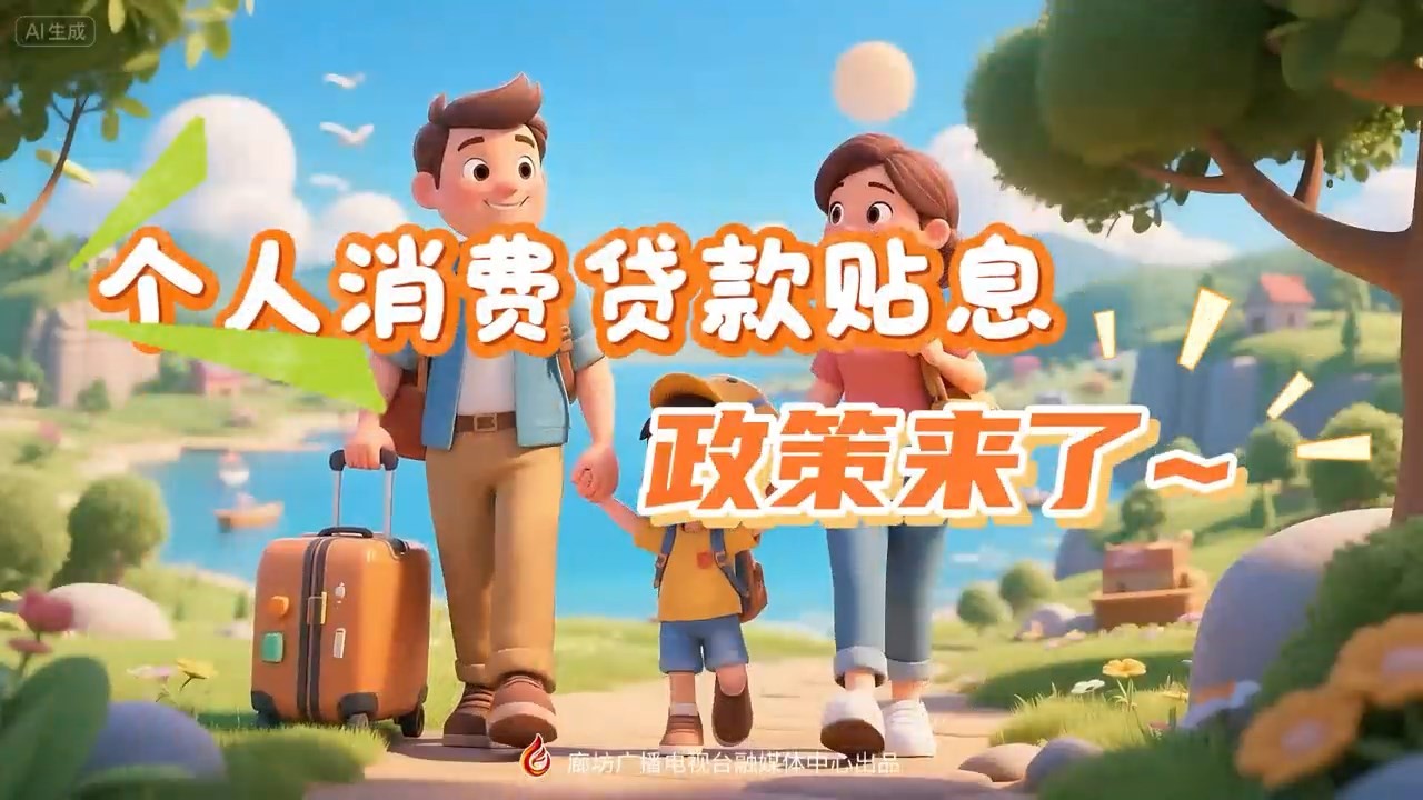 AI短视频丨个人消费贷款贴息政策来了！
