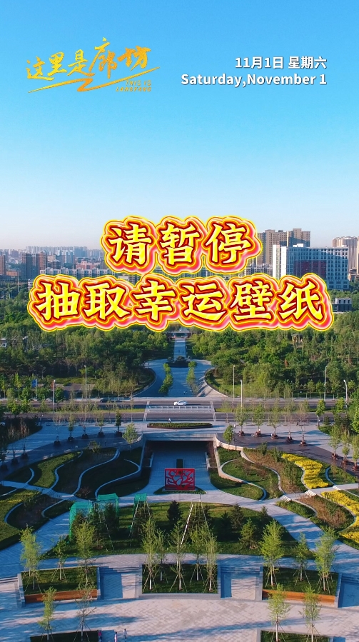 【这里是廊坊】请暂停 抽取幸运壁纸